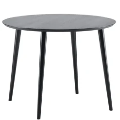 Aino ruokapöytä Ø110 cm, tammi musta