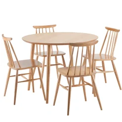 Aino ruokaryhmä: ruokapöytä + 4 pinnatuolia