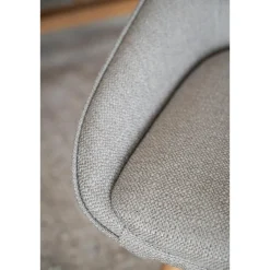Alison tuoli lakattu tammijalka / vaalea beige kangas