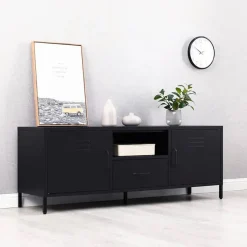Carbon TV-taso 150x40 cm, musta