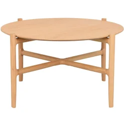 Holton sohvapöytä Ø80 cm tammi