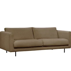Saaga sohva L213, mustat metallijalat