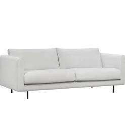 Saaga sohva L213, mustat metallijalat