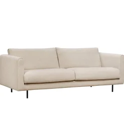 Saaga sohva L213, mustat metallijalat